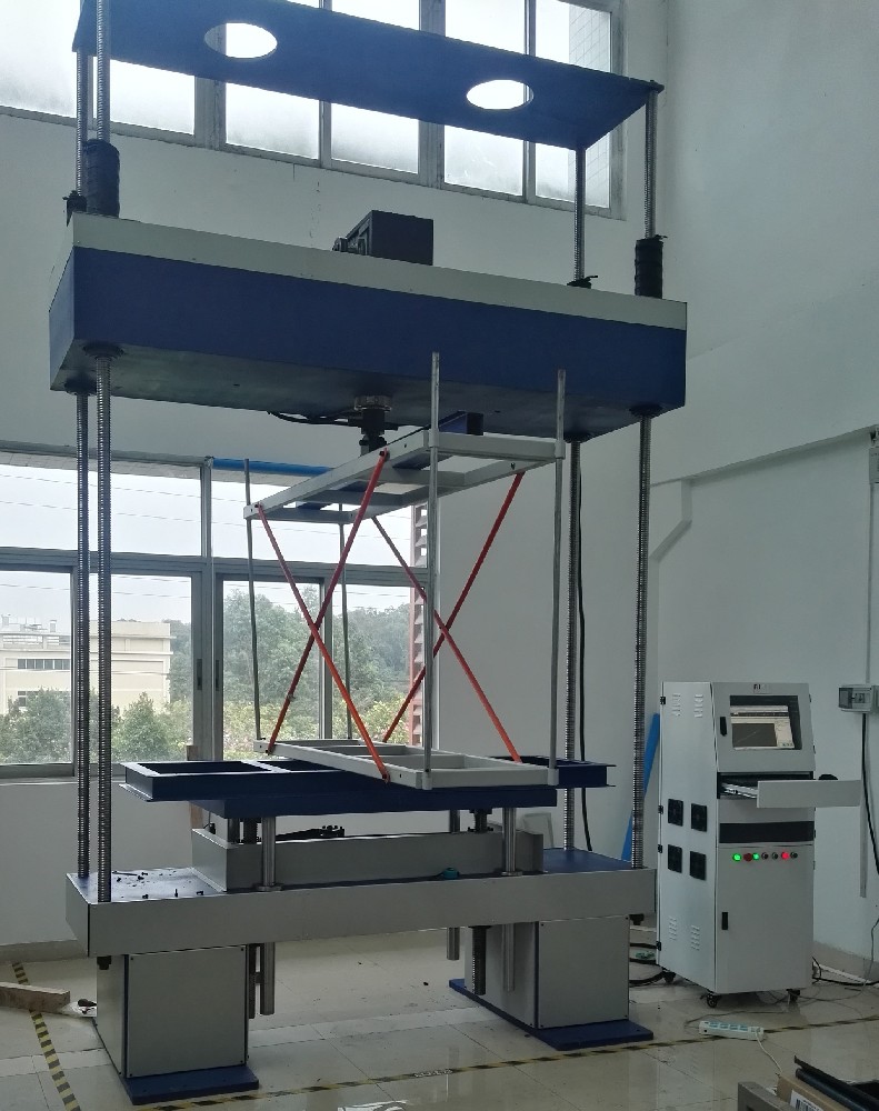 微机控制脚手架抗压强度试验机HKW-100KN（非标定制）